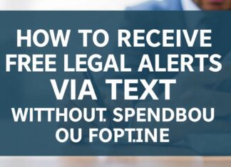 How to Get Free Legal Alerts via Text Without Breaking the Bank How to Receive Free Legal Alerts via Text Without Spending a Fortune