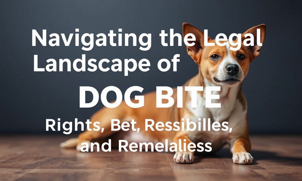 Navigating the Legal Landscape of Dog Bite Incidents: Rights, Responsibilities, and Recourse