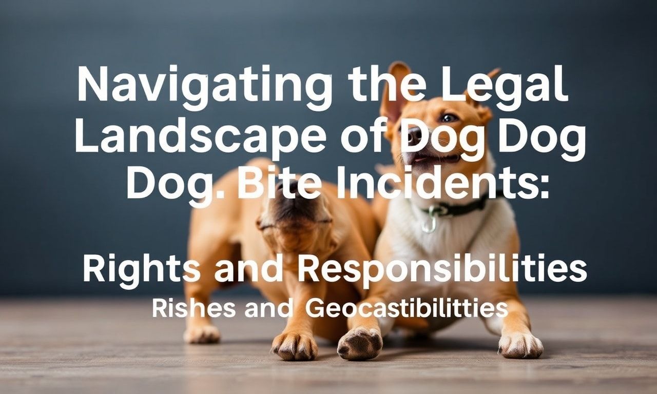 Navigating the Legal Landscape of Dog Bite Incidents: Rights and Responsibilities