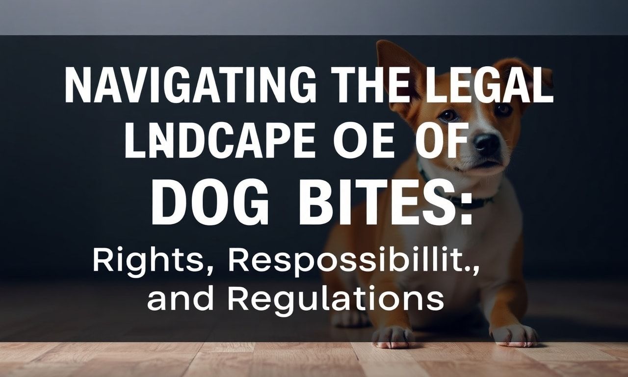 Navigating the Legal Landscape of Dog Bites: Rights, Responsibilities, and Regulations