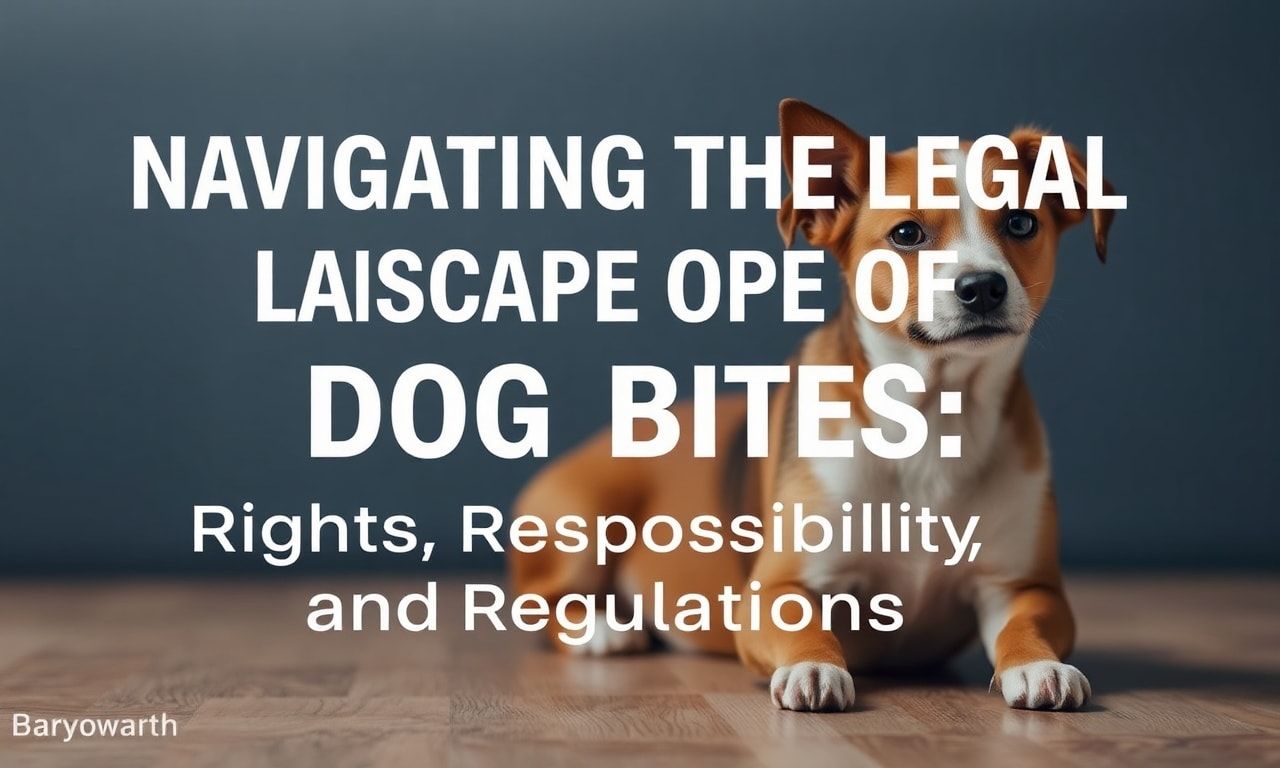 Navigating the Legal Landscape of Dog Bites: Rights, Responsibilities, and Regulations