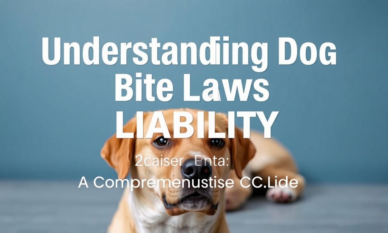 Understanding Dog Bite Laws and Liability: A Comprehensive Guide