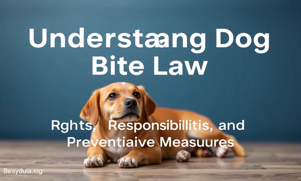 Understanding Dog Bite Laws: Rights, Responsibilities, and Preventative Measures