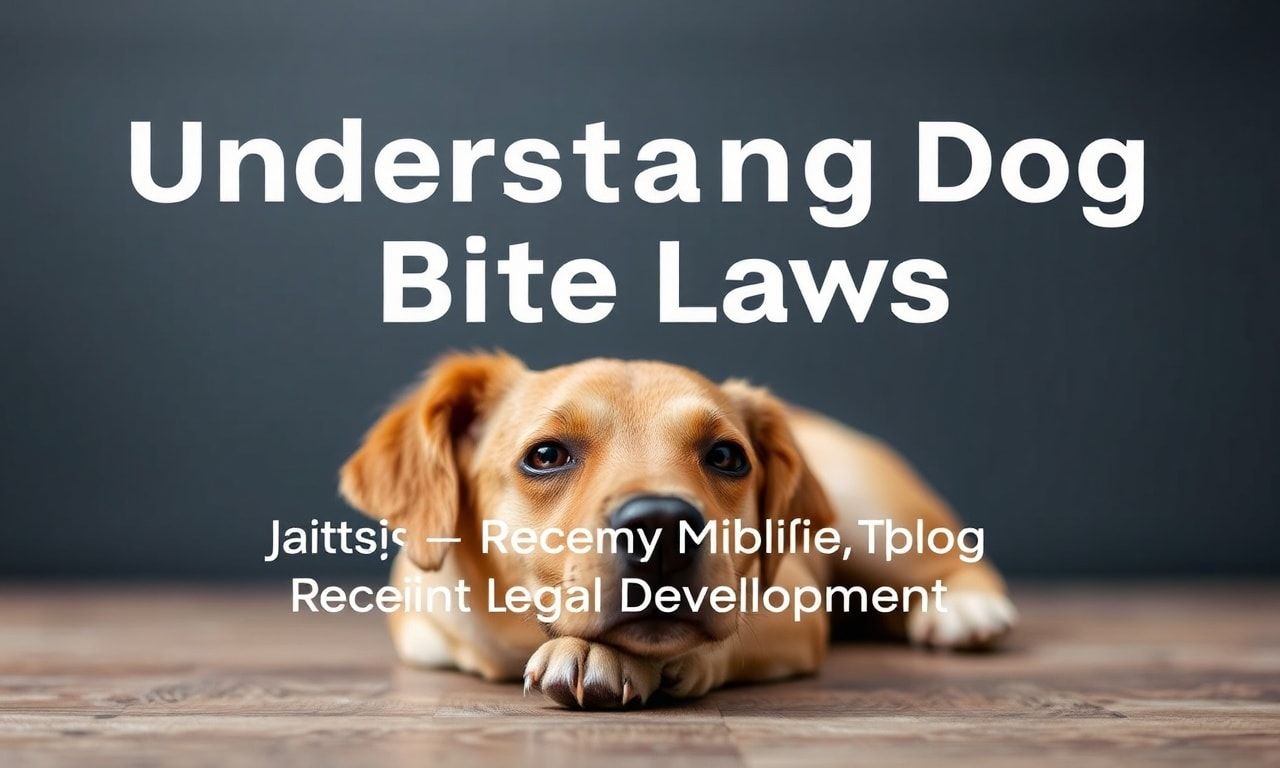 Understanding Dog Bite Laws: Rights, Responsibilities, and Recent Legal Developments