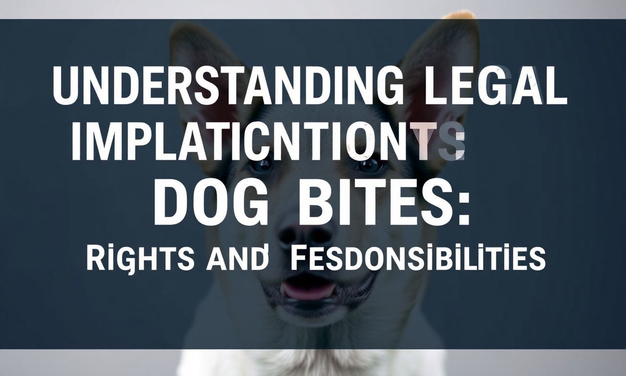 Understanding the Legal Implications of Dog Bites: Rights and Responsibilities