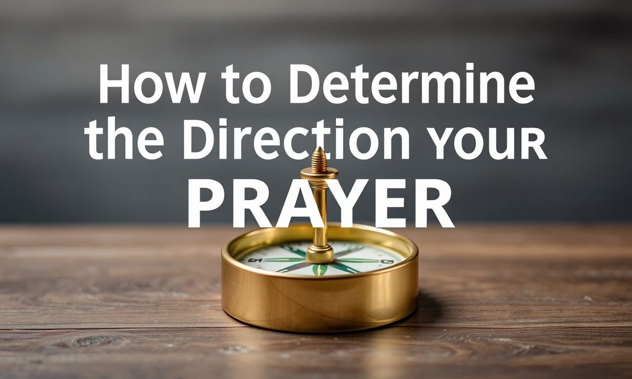 How to Determine Prayer Direction Without a Compass