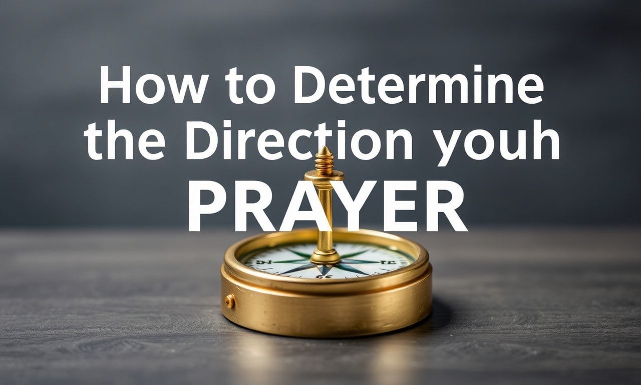 How to Determine Prayer Direction Without a Compass
