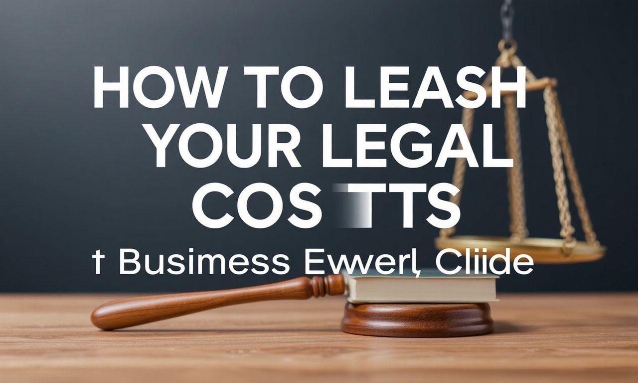 How to Leash Your Legal Costs: A Business Owner's Guide