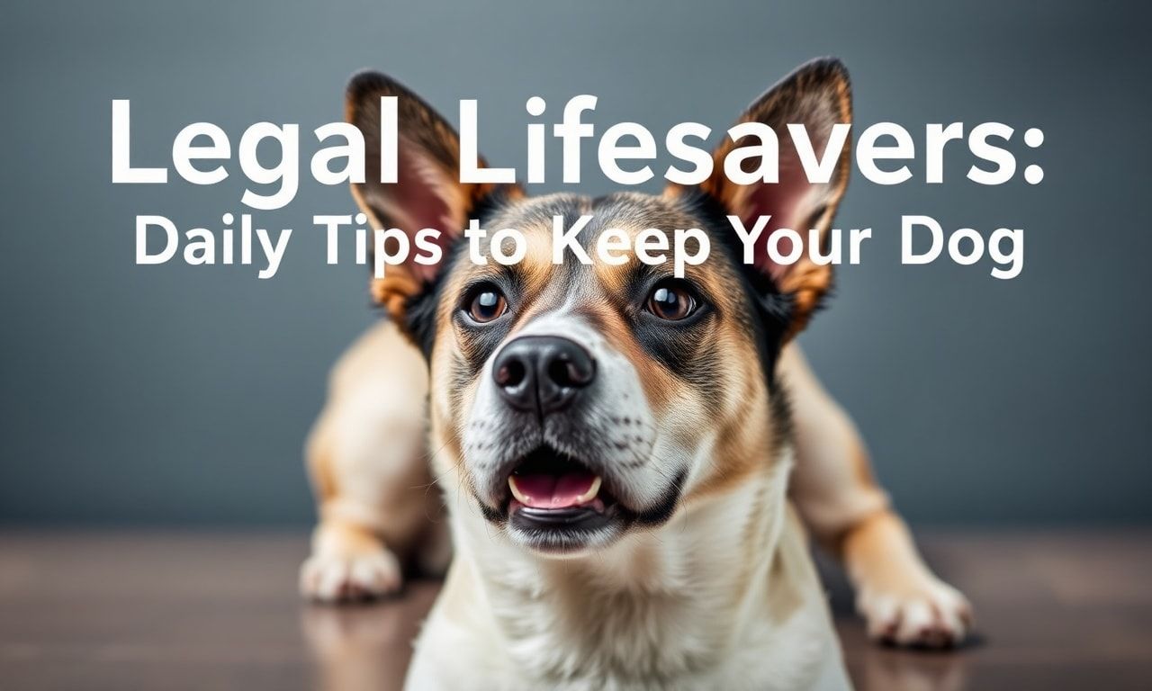 Legal Lifesavers: Daily Tips to Keep Your Dog Safe