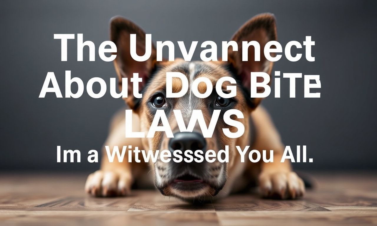 The Raw Truth About Dog Bite Laws: I've Seen It All